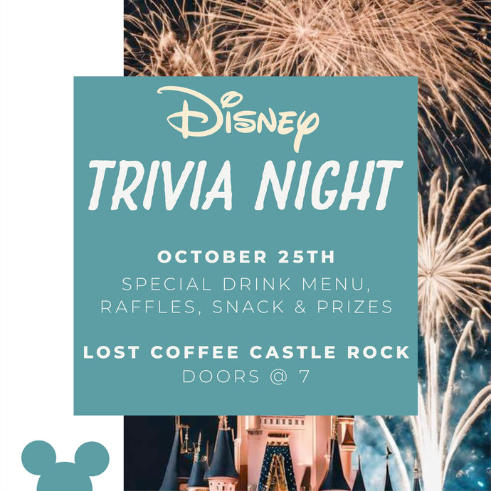 October 25th: Disney Trivia Night