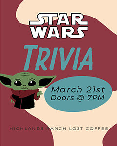 March 21st: Star Wars Trivia